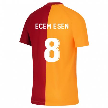 Kandiny Hombre Camiseta Emine Ecem Esen #8 Naranja 1ª Equipación 2023/24 La Camisa Chile