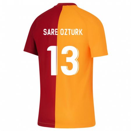 Kandiny Hombre Camiseta Fatma Sare Öztürk #13 Naranja 1ª Equipación 2023/24 La Camisa Chile