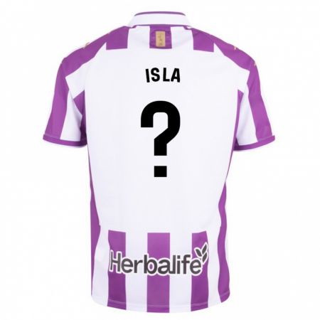 Kandiny Hombre Camiseta Cristian Isla #0 Morado 1ª Equipación 2023/24 La Camisa Chile