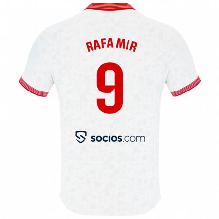 Kandiny Hombre Camiseta Rafa Mir #9 Blanco 1ª Equipación 2023/24 La Camisa Chile