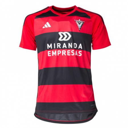 Kandiny Hombre Camiseta Álex Barbu #3 Negro Rojo 1ª Equipación 2023/24 La Camisa Chile