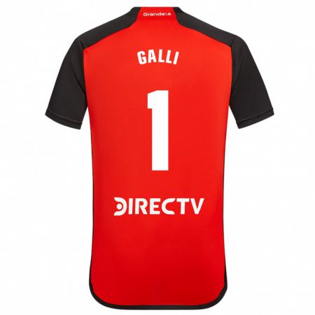 Kandiny Hombre Camiseta Ludmila Galli #1 Rojo 2ª Equipación 2023/24 La Camisa Chile