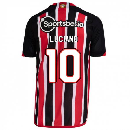 Kandiny Hombre Camiseta Luciano #10 Azul Rojo 2ª Equipación 2023/24 La Camisa Chile
