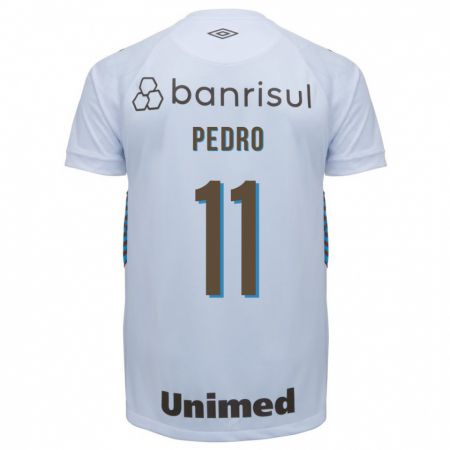 Kandiny Hombre Camiseta João Pedro #11 Blanco 2ª Equipación 2023/24 La Camisa Chile