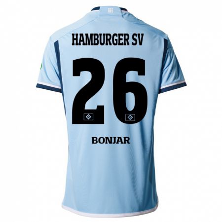 Kandiny Hombre Camiseta Amir Bonjar #26 Azul 2ª Equipación 2023/24 La Camisa Chile