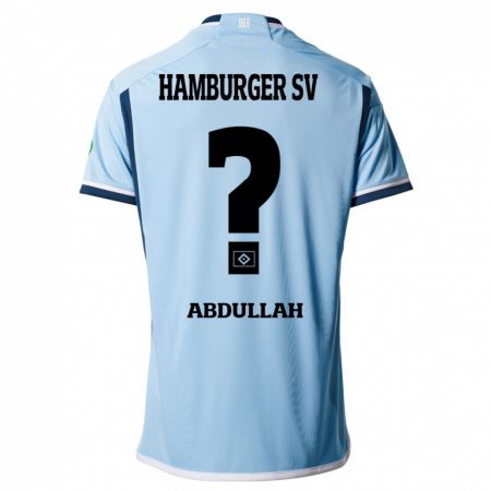 Kandiny Hombre Camiseta Majeed Salo Abdullah #0 Azul 2ª Equipación 2023/24 La Camisa Chile