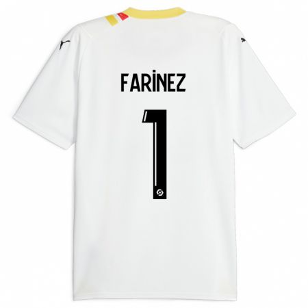 Kandiny Hombre Camiseta Wuilker Fariñez #1 Negro 2ª Equipación 2023/24 La Camisa Chile