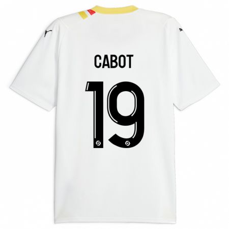 Kandiny Hombre Camiseta Jimmy Cabot #19 Negro 2ª Equipación 2023/24 La Camisa Chile