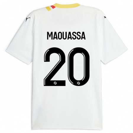 Kandiny Hombre Camiseta Faitout Maouassa #20 Negro 2ª Equipación 2023/24 La Camisa Chile