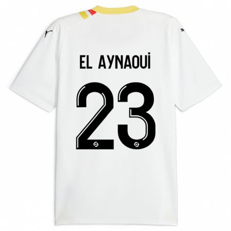 Kandiny Hombre Camiseta Neil El Aynaoui #23 Negro 2ª Equipación 2023/24 La Camisa Chile