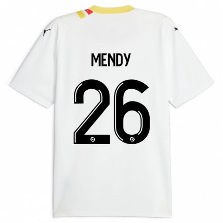Kandiny Hombre Camiseta Nampalys Mendy #26 Negro 2ª Equipación 2023/24 La Camisa Chile