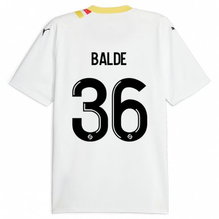 Kandiny Hombre Camiseta Ibrahima Baldé #36 Negro 2ª Equipación 2023/24 La Camisa Chile