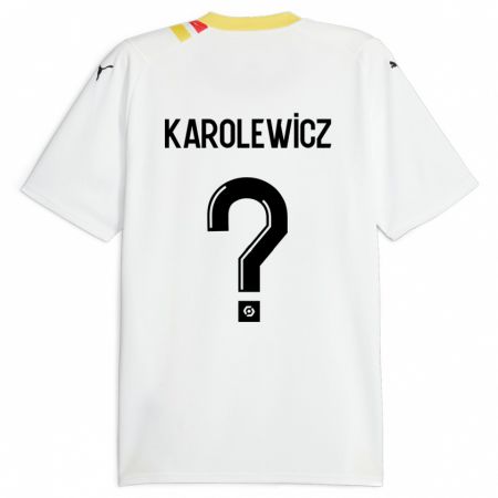 Kandiny Hombre Camiseta Roman Karolewicz #0 Negro 2ª Equipación 2023/24 La Camisa Chile