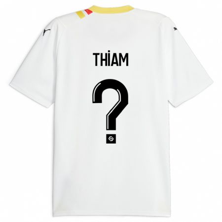 Kandiny Hombre Camiseta Mamadou Thiam #0 Negro 2ª Equipación 2023/24 La Camisa Chile