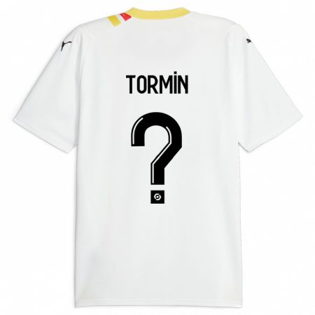 Kandiny Hombre Camiseta Sean Tormin #0 Negro 2ª Equipación 2023/24 La Camisa Chile