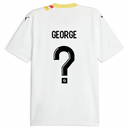 Kandiny Hombre Camiseta Ryan George #0 Negro 2ª Equipación 2023/24 La Camisa Chile