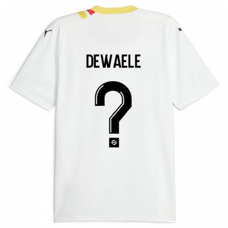 Kandiny Hombre Camiseta Florian Dewaele #0 Negro 2ª Equipación 2023/24 La Camisa Chile