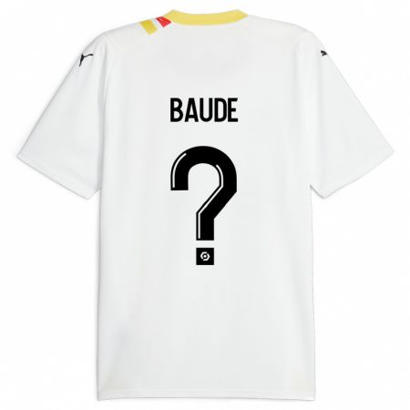 Kandiny Hombre Camiseta Léo Baudé #0 Negro 2ª Equipación 2023/24 La Camisa Chile