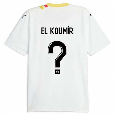 Kandiny Hombre Camiseta Kaïna El Koumir #0 Negro 2ª Equipación 2023/24 La Camisa Chile