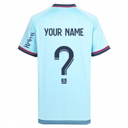 Kandiny Hombre Camiseta Su Nombre #0 Cielo Azul 2ª Equipación 2023/24 La Camisa Chile