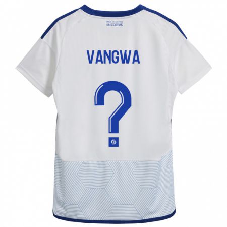 Kandiny Hombre Camiseta Jilva Vangwa #0 Blanco 2ª Equipación 2023/24 La Camisa Chile