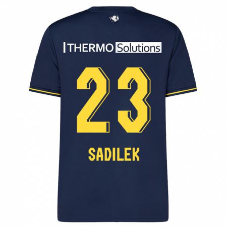Kandiny Hombre Camiseta Michal Sadilek #23 Armada 2ª Equipación 2023/24 La Camisa Chile