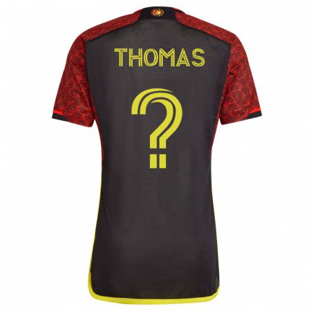 Kandiny Hombre Camiseta Andrew Thomas #0 Naranja 2ª Equipación 2023/24 La Camisa Chile