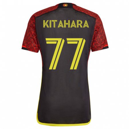Kandiny Hombre Camiseta Sota Kitahara #77 Naranja 2ª Equipación 2023/24 La Camisa Chile