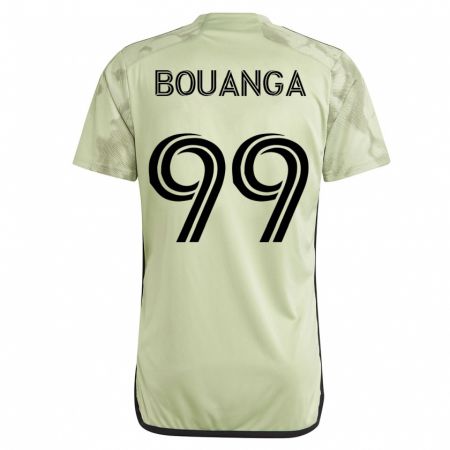 Kandiny Hombre Camiseta Denis Bouanga #99 Verde 2ª Equipación 2023/24 La Camisa Chile