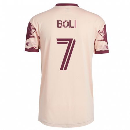Kandiny Hombre Camiseta Franck Boli #7 Blanquecino 2ª Equipación 2023/24 La Camisa Chile