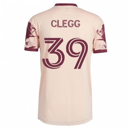 Kandiny Hombre Camiseta Tyler Clegg #39 Blanquecino 2ª Equipación 2023/24 La Camisa Chile