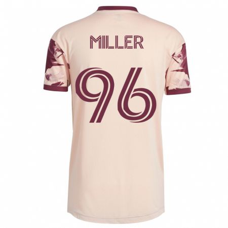 Kandiny Hombre Camiseta Carver Miller #96 Blanquecino 2ª Equipación 2023/24 La Camisa Chile
