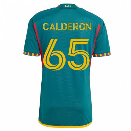 Kandiny Hombre Camiseta Juan Calderón #65 Verde 2ª Equipación 2023/24 La Camisa Chile