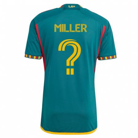 Kandiny Hombre Camiseta Harbor Miller #0 Verde 2ª Equipación 2023/24 La Camisa Chile