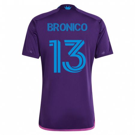Kandiny Hombre Camiseta Brandt Bronico #13 Violeta 2ª Equipación 2023/24 La Camisa Chile