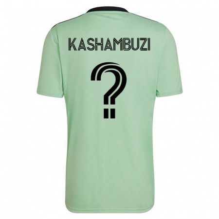 Kandiny Hombre Camiseta Nick Kashambuzi #0 Verde Claro 2ª Equipación 2023/24 La Camisa Chile