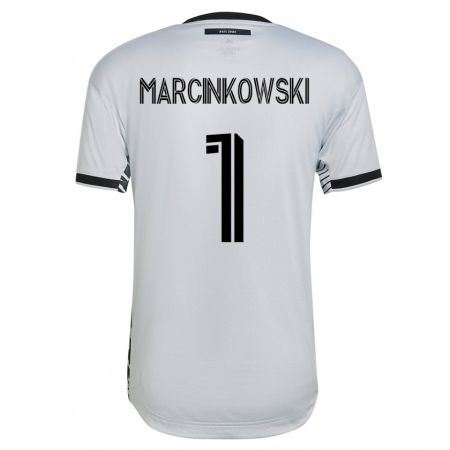 Kandiny Hombre Camiseta Jt Marcinkowski #1 Blanco 2ª Equipación 2023/24 La Camisa Chile