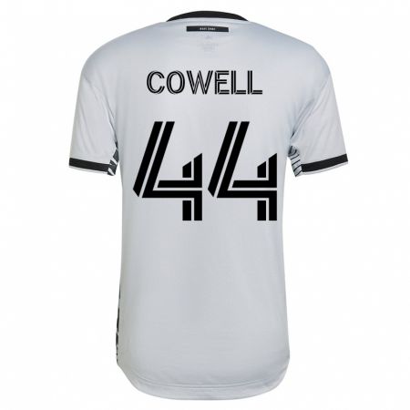 Kandiny Hombre Camiseta Cade Cowell #44 Blanco 2ª Equipación 2023/24 La Camisa Chile