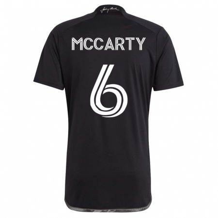 Kandiny Hombre Camiseta Dax Mccarty #6 Negro 2ª Equipación 2023/24 La Camisa Chile