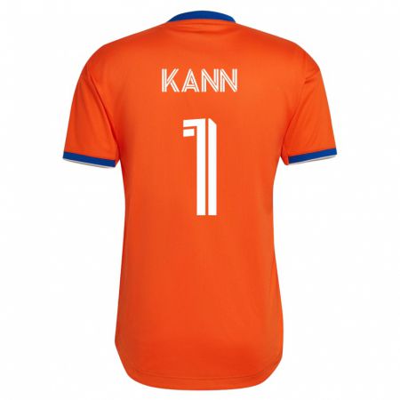 Kandiny Hombre Camiseta Alec Kann #1 Blanco 2ª Equipación 2023/24 La Camisa Chile
