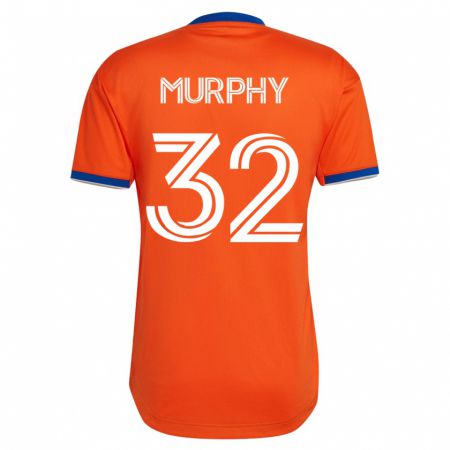 Kandiny Hombre Camiseta Ian Murphy #32 Blanco 2ª Equipación 2023/24 La Camisa Chile