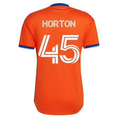 Kandiny Hombre Camiseta Philip Horton #45 Blanco 2ª Equipación 2023/24 La Camisa Chile