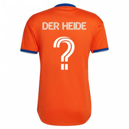 Kandiny Hombre Camiseta Dimas Van Der Heide #0 Blanco 2ª Equipación 2023/24 La Camisa Chile