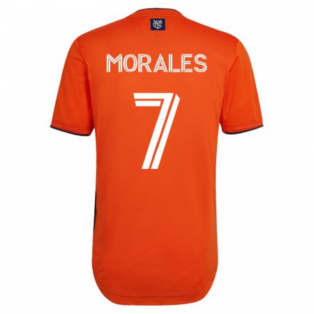 Kandiny Hombre Camiseta Alfredo Morales #7 Negro 2ª Equipación 2023/24 La Camisa Chile