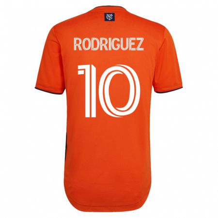 Kandiny Hombre Camiseta Santiago Rodríguez #10 Negro 2ª Equipación 2023/24 La Camisa Chile