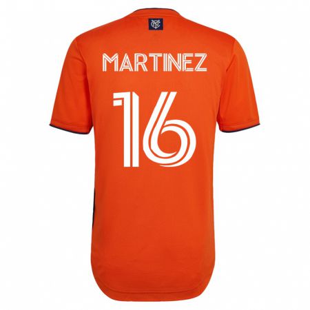 Kandiny Hombre Camiseta Alonso Martínez #16 Negro 2ª Equipación 2023/24 La Camisa Chile