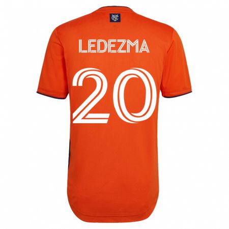 Kandiny Hombre Camiseta Richard Ledezma #20 Negro 2ª Equipación 2023/24 La Camisa Chile