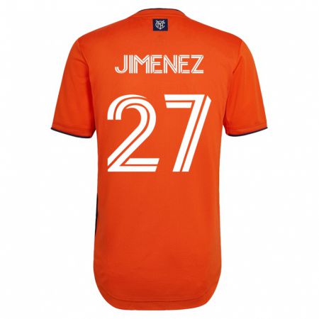 Kandiny Hombre Camiseta Jonathan Jiménez #27 Negro 2ª Equipación 2023/24 La Camisa Chile