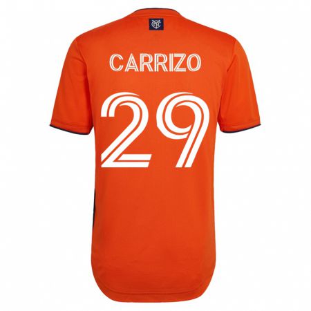 Kandiny Hombre Camiseta Máximo Carrizo #29 Negro 2ª Equipación 2023/24 La Camisa Chile