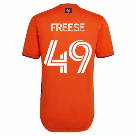 Kandiny Hombre Camiseta Matt Freese #49 Negro 2ª Equipación 2023/24 La Camisa Chile